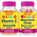 ובכן, ויטמין C ילדים + Magnesium Citrate ילדים, חניכיים בונדלה - גדול Tasting, ויטמין תוסף, Gluten Free, GMO Free, Chewable Gummymy