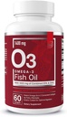יסודות חיוניים אומגה 3 שמן דגים תוספת עם EPA & DHA | Fatty Acids for Immune, Heart & Cognitive Support
