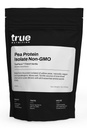 אבקת חלבון אמיתי Pea אבקת חלבון Isolate - 25g Non-GMO טבעוני אבקת חלבון לשרת - דלת פחמימות, שומן נמוך, גבוה Leucine - Gluten חינם, חלב חינם, Soy Free - צרפתית וניל - 1LB