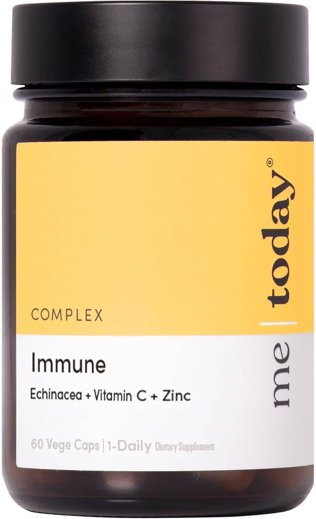 היום אני תומך תוספת למבוגרים - Echinacea, ויטמין C עם Zinc & ויטמין D3 עבור מערכת החיסון יומית Booster, בריאות והגנה, Vegetarian, 60 משרתים