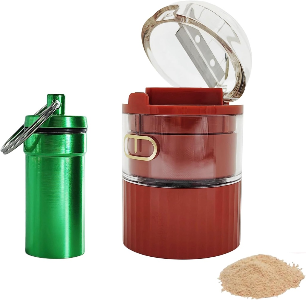 Premium Pill Crusher Cutter ו-Greener עבור אבקת יפה מושלמת עבור תרופות חיות מחמד קל להשתמש Smasher עם אידיאלי גביע נשלף עבור Pastillas Efficient Moledor עבור ניהול תרופות יומיות