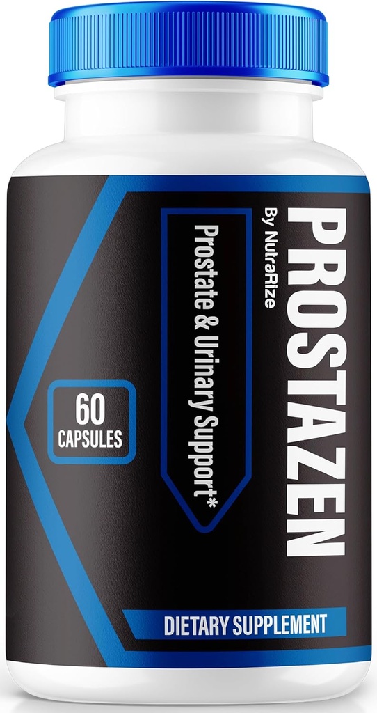 NutraRize Prostazen קפסולות, גלולות Prostazen רשמי לתמוך Prostate Health, Prostazen Plus Premium Formula, Prostazen for Healthy Prostate, Prosta Zen Pastillas Review (60 קפסולות)