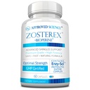 מוסמך מדע Zosterex - תוספת-Strength L-Lysine 1000 מ"ג, ויטמין B Complex, Zinc - Immune Support & Cold Sore Treatment - 60 קפסולות טבעוניות - 1 בקבוק