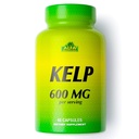 ALFA VITAMINS Kelp תוסף, 600 מ"ג של Seaweed Kelp (Ascophyllum Nodosum), עשיר ב Iodine & Fucoidan, תומך הפונקציה Thyroid & Metabolic, ויטמינים עבור בריאות, Non GMO, 90 טבליות