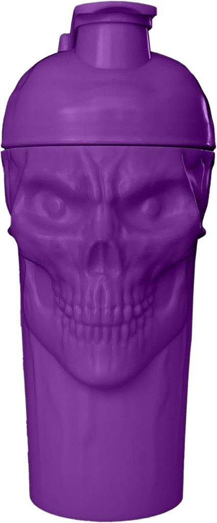 JNX SPORTS The Curse! Skull Shakerבק, 24Ounce, Grape Limited Edition, תוסף Mixer עם Classic Loop Top