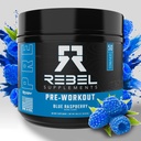 תוספות מורדים של TM Blue Razz Loaded Pre Workout