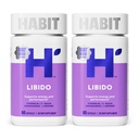 הרגל Libido תוסף 2 Pack (120 קפסולות) - New Look, Natural Aphrodisiac בלנדר עם Maca, Ashwagandha L-Arginine, תומך באנרגיה וביצועים, טבעוני, non-GMO