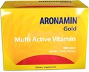 ויטמין פעיל Aronamin Gold - Combats Fatigue, נותן אנרגיה, מקדם Hematopoiesis - 100 טבליות