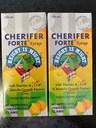 CHERIFER Forte Syrup w/Taurine & Double Chlorella Growth Factor + Zinc 120 מ"ל (Pack of 2 בקבוקים)