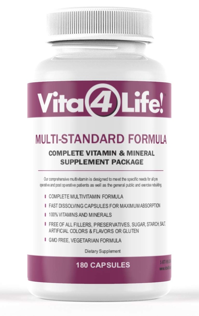 Bariatric Multivitamins, Multi-Standard Formula - 180 Count