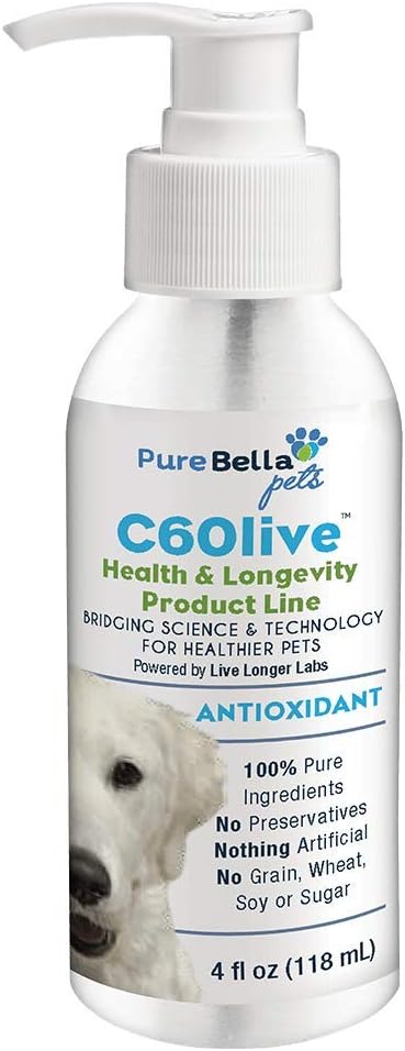 Pure Bella חיות C60 Antioxidant לכלבים גדולים