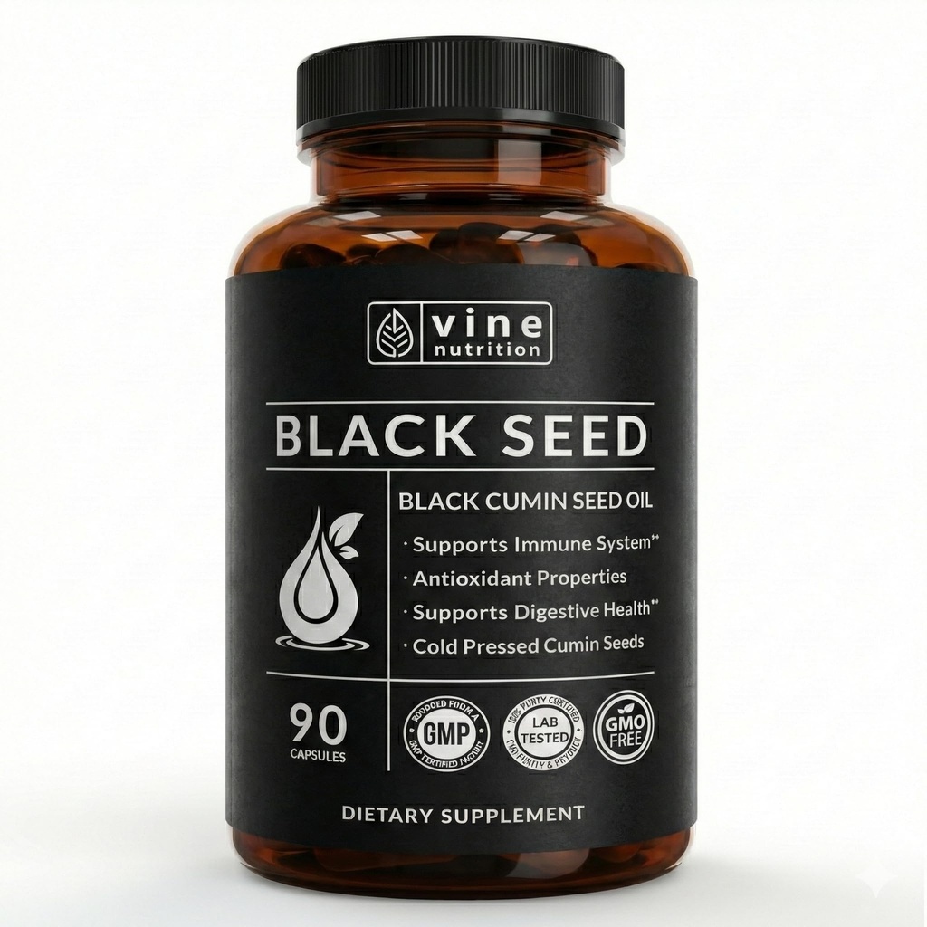 Black Seed Oil כמוסות - Nigella Sativa - Immune Support תוסף Soft Gels - Cold Pressed Antioxid Vegetarian Black Cumin Pills - 500 מיליגרם מיוצר בארה"ב