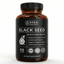 Black Seed Oil כמוסות - Nigella Sativa - Immune Support תוסף Soft Gels - Cold Pressed Antioxid Vegetarian Black Cumin Pills - 500 מיליגרם מיוצר בארה"ב