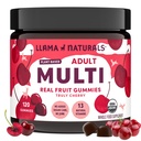 Llama Naturals Multivitamin עבור נשים וגברים, טבעוני, חניכיים אורגניות עם ויטמין D, C ו- K, מבוגרים אמיתיים פירות חניכיים ויטמין, תוספת רב ויטמין, No added Sugar Cane, Cherry, 120 Ct ו- K, מבוגרים אמיתיים פירות חניכיים ויטמין, תוספי Multivitamin, No added Sugar Cane, Cherry, 120 Ctttt, 120 Ctttttt ו-Ct.