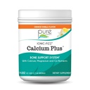 Ionic Fizz Calcium Plus על ידי Pure Essence - Perfect Calcium / מגנזיום Ratio עם ויטמין A, B, C, D ו Potassium חזק עצמות - כתום וניל - 14.82 ozoz