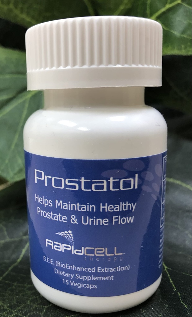בקבוק ProSTATOL (15 קפסולות / בוטל) עבור מצב בריא ו- Urine Flow