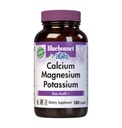 Bluebonnet Calcium Magnesium Potassium תוסף לנשים וגברים - תומך עצמות בריאות - Calcium 1000 מ"ג מינרלים תוספת Chelate Form - Non-GMO, טבעוני, Gluten-Free - 180 Caplets