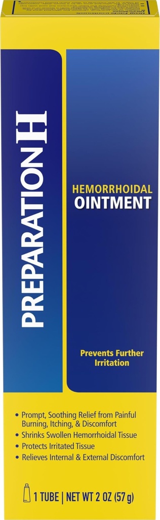 המונחים: H Hemorrhoid Symptom Treatment Ointment, Itching, Burning & Discomfort Relief, Tube (2.0 Ounce)
