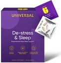 De-Stress & Sleep Supplement - 10-in-1 Natural Sleep Aid for Adults, Daily Multivitamin with Magnesium, Melatonin, Ashwagandha, L Theanine, Valerian Root, Sleeping Pills for Men and Women, 30 Pack