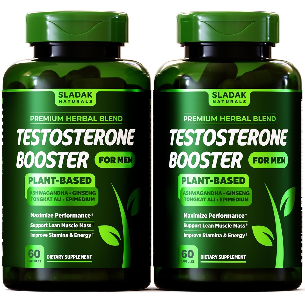 טסטוסטרון Booster תוסף לגברים - Male Enhancing Test Boost - Ashwagandha, L-Arginine, טונגקאט עלי, Tribulus + More - Workout, Buildשרירים, כוח, אנרגיה וביצוע - 2 חודשים אספקה