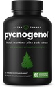 NutraChamps Pycnogenol הצרפתי Pine Bark לחלץ, Premium Circulation Complex, Blood Flow, Nitric Oxide הפקה, תוספת גבוהה, תוצאות עם Black Pepper לחלץ, 60 קפסולות