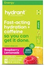 אבקת אלקטרוליט אנרגיה, Raspberryade Flavor, 12 Caffeine & L-theanine Energy Rehydration Stick Packs - אבקת סוכר נמוכה לשימוש יומיומי
