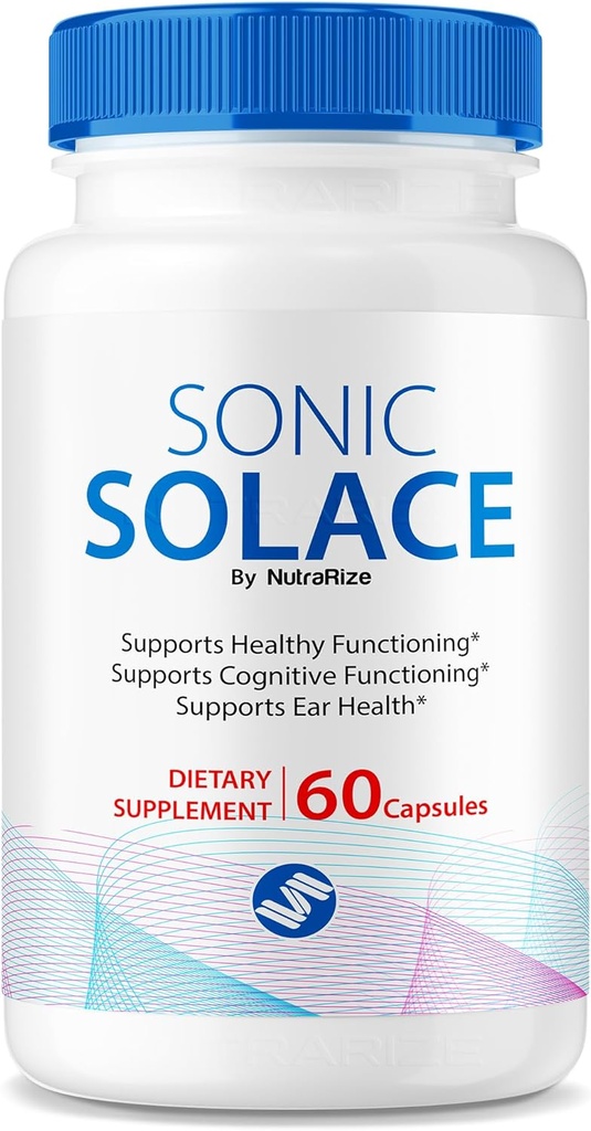 Sonic Solace - Advanced Formula כדי לשמור על שמיעה בריאה, רשמית Sonic Solace לבריאות האוזן, All Natural Support for Total Well-Being, SonicSolace Review (60 קפסולות)