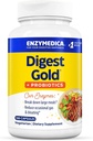 Enzymedica Gold + Probiotics, 2-in-1 פורמולה לבריאות Gut, Enzymes & Active Probiotic Cultures, 180 Count