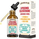 נוזלי Liposomal Glutathione 2000MG - Antioxidant Detox תוספת עבור נשים וגברים, Aging Defense, Liver Function & Energy, עם Hyaluronic Acid + Aloe Vera + ויטמין C, טבעי וטבעון, 2 FL.OZ