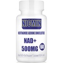 תגית: NAD+ תוספת של 800 מ"ג עם TMG 300 מ"ג, Max Absorption Actual NAD+ תוסף (לא תוספת עבור אנרגיית תאים, הזדקנות בריאה ותיקון שרירים 60 קפסולות