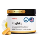 Melina Mighty Natural Migraine סיוע תוספת - מגנזיום, B2 Riboflavin 400 מ"ג, Feverfew, CoQ-10, ALCAR כדי לחזק את Migraine ו- Headache Prevention - 15 משרתים (60 Caps)