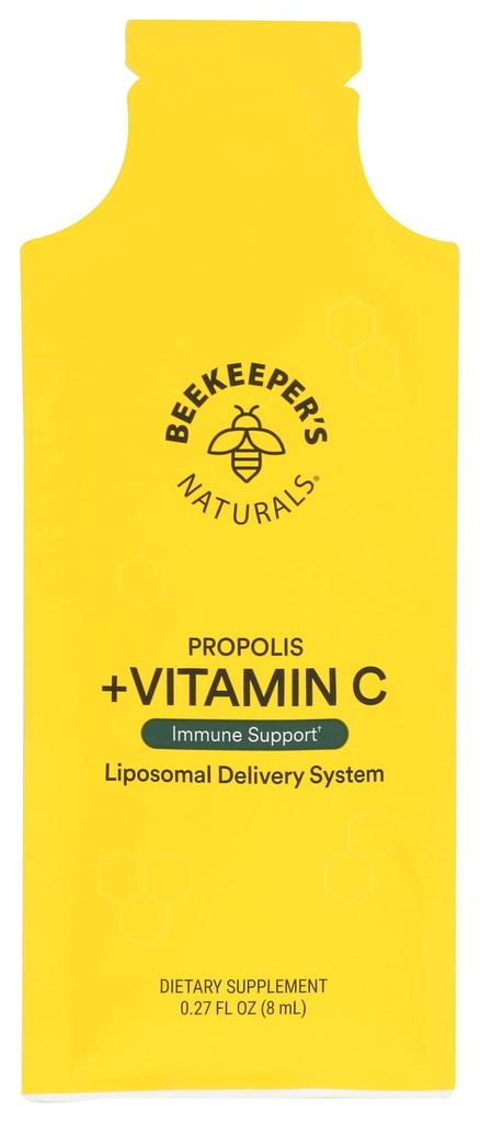 Beekeepers Naturals Propolis Liposomal עם ויטמין C יחיד, 0.27 Fz