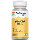 SOLAרי Niacin 500 מ"ג, ויטמין B3 | בריאות העור, מערכת העצבים & Circulation תמיכה