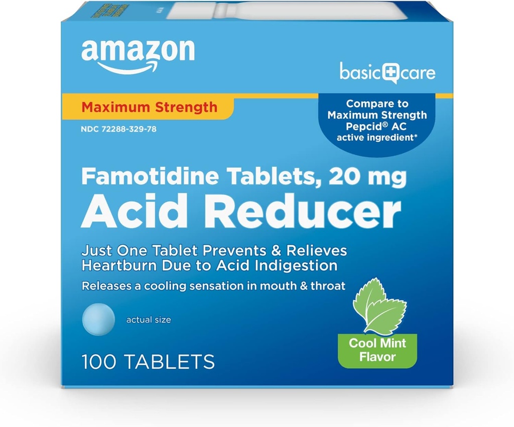 20mg Cool Mint Tablet, 100 Count, White