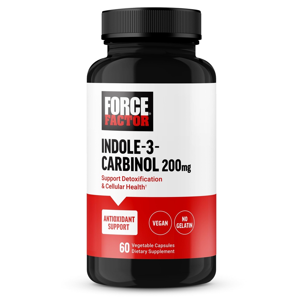עבור FACTOR Indole 3 Carbinol 200 מ"ג Detox ו- Antioxidant תוסף, Detox for Men and Women with Antioxidants, קלינית למד Dose, טבעוני, No Gelatin, 60 קפסולות