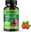 NATURELO Whole מזון חניכיים למבוגרים - Chewable Gummy Multivitamin for Men & Women - 120 חניכיים טבעוניות
