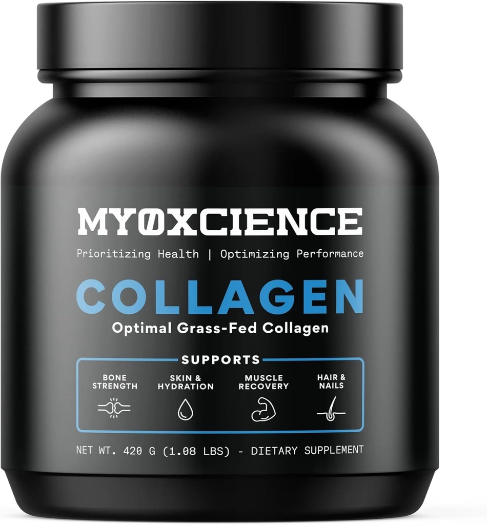 MyOXCIENCE Optimal Grass-Fed Collagen אבקה | Bovine Collagen Peptides