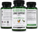 סיביר ירוק Lung Support Complex 60 קפסולות - תוספת פורמולה המסורתית עשיר Quercetin, Citrus Bioflavonoids, Pine Barkk