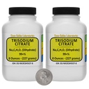 Trisodium Citrate (Na3C6H5Omann 99+% USP דרגה אבקת 1 Lb בשני בקבוקי חלל-Saver