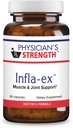 כוח פיזיקליאני Infla-ex - 90 קפסולות - שריר ותמיכה משותפת - Non-GMO - 45 משרתות
