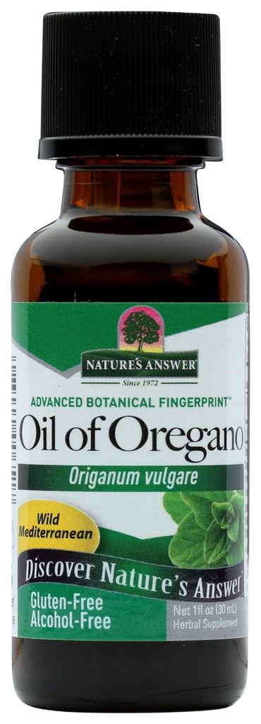 שמן התגובה של הטבע של Oregano Leaf | תומך בפונקציות בריאותיות וחשיפה | קידום בריאות טובה כללית ובריאות | Gluten-Free & No Preservatives 1oz