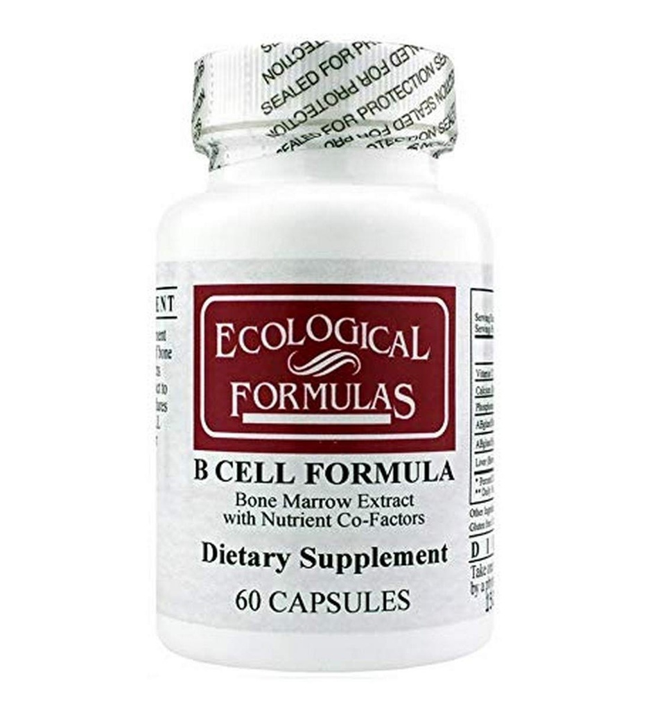 פורמולה אקולוגית B Cell Formula, White, 60 Count