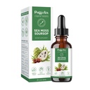 PUFFIAIR Soursop (Graviola) & Sea Mossss נוזל טיפות עבור תמיכה תאים והתחדשות, Immune Boost, להירגע, Liver ושינה, Herbal Extract, סוכר / gluten חינם, Natural Flavor, 2 Fl Oz / 60 מ"ל