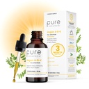 Pure Therapro Rx טבעוני A-D-K טיפות 10 Ml, המיוצר בארה"ב | 3 חודשים אספקה | ויטמין A (PAmitate), Liposomal ויטמין D3 (Pureshine), Liposomal ויטמין K2 (MK-4 & MK-7) תומך ב- Immunity & Bone Health