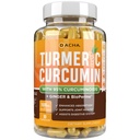 DACHA Tumeric Curcumin תוסף - 2250 מ"ג תמיכה משותפת תוספי Turmeric עם Black Peppering 95% Curcuminoids קפסולות