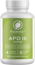 תוספי APD III Probiotic, תומך ב- Occasional Constipation, Diarrhea, Gas & Bloating, 5 מיליארד CFUs תחזוקה 100 קפסולות צמחוניות