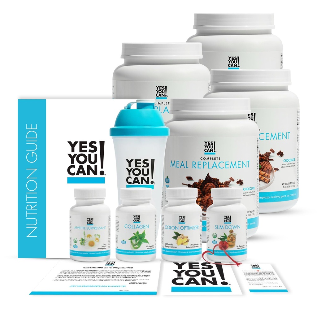 כן, אתה יכול! Transform Kit Complete Meal החלפת - מכיל אבקת החלפת Meal שקד ותוספים טבעיים החלפת Meal, תזונה בריאה Meals החלפת (Chocolate - 60 משרתים)
