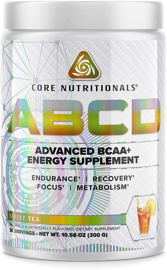 Creative Nutritionals Platinum ABCD מתקדם BCAA אנרגיה תוספת, משפרת את אנדורנס, התאוששות, להתמקד 30 משרתים (תה מתוק)