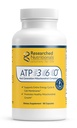 דיאטות מחקר ATP 360 - תוספי Mitochondrial לתמוך מחזור אנרגיה שלמה ו- Cell membranes - קלינית מחקר ATP, High Dose CoQ10, R-Lipoic Acid & PQQQQQ, 90 קפסולות