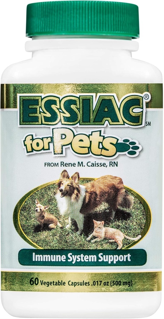 Essiac International Herbal תוסף עבור חיות מחמד, 60 קפסולות